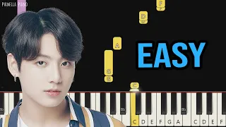 BTS Jungkook - Stay Alive (CHAKHO OST) | EASY Piano Tutorial by Pianella Piano
