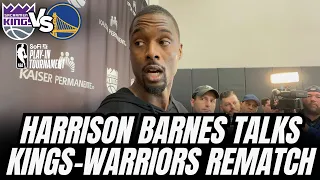 Harrison Barnes on Kings-Warriors rematch in NBA Play-In