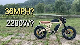 Best Moped Style E Bike：Fast, Powerful and Stable