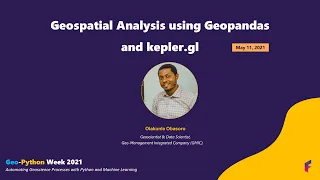 Geospatial Analysis using geopandas and kepler.gl