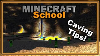 Essential Tips on Exploring Minecraft 1.18 Caves! | Minecraft School | Tutorial Let's Play - 45