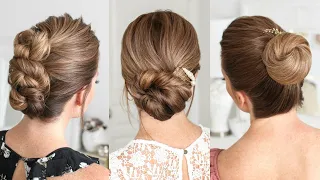 3 EASY UPDOS | Easy Hairstyles | Missy Sue