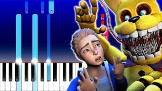 FNAF - Into the Pit - Dawko (Piano Tutorial)