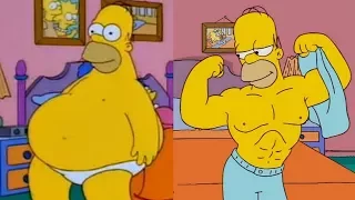 Homer Simpson Body Transformation