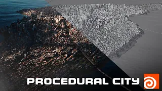 Procedural City generator - Houdini Personal Project