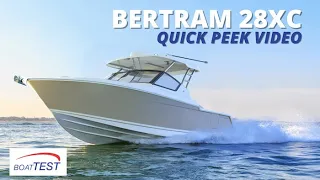 Bertram 28XC Video 2022 by BoatTEST.com