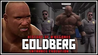 WWE 2K17 NOW vs THEN: History Of Goldberg In WWE Games 2003-2016 (Goldberg Entrance Evolution)