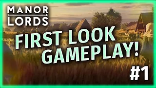 MANOR LORDS IS HERE! - The Best Medieval City Builder (First Look Gameplay)