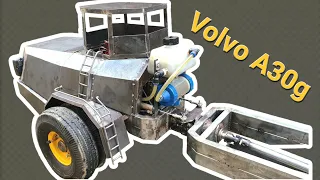 homemade dump truck, volvo a30g 1/5, part 5 | rc action homemade