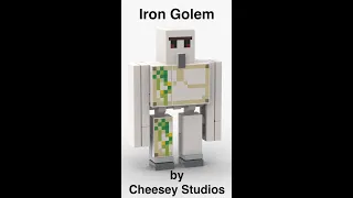 Lego Minecraft: Custom Iron Golem - Animation