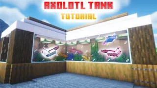 Minecraft Axolotl Aquarium 1.17 Build Tutorial!