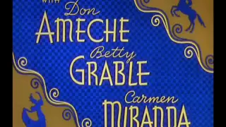 Down Argentine Way (1940) - Betty Grable & Don Ameche - Main Credits, Finale & Ending Credits