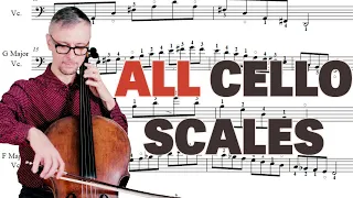 How to Play All 2 Octave Cello Major Scales and Arpeggios