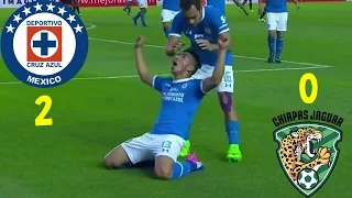 Cruz Azul (2) - (0) Chiapas | Jornada 9 | Clausura 2017 | Liga Mx | Resumen Completo