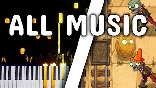 ALL MUSIC (Wild West) | Plants Vs. Zombies 2 | Piano Tutorial