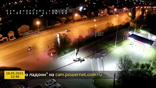 ДТП (авария г. Волжский) ул. Карбышева - ул. Пионерская 16-05-2021 22-46