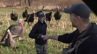 Daughter's First Bow Kill - Wisconsin Turkey Hunt