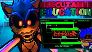 SONIC.EXE HACKED MY PC AND GAVE ME A VIRUS - SONIC.EXE EXECUTABLE EDUCATION (2022 3D SONIC.EXE GAME)