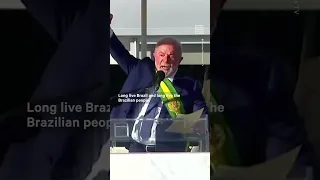 Brazil’s Luiz Inácio Lula da Silva Emotional After Being Sworn in