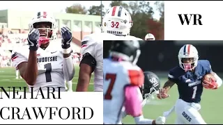 Nehari Crawford, WR, Duquesne | 2019 NFL Draft Prospect Highlights | Draft Diamonds