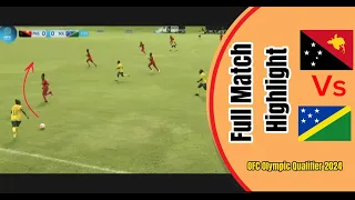 Solomon Island vs PNG Full Match highlights 2024 | SOLOMON ISLAND HIGHLIGHT | Full Match Highlights