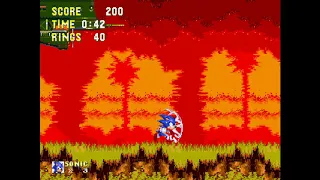 Sonic 3 & Knuckles - Angel Island 2 Sonic Speedrun in 1:17