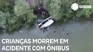 Crianças morrem em acidente com ônibus escolar na Síria