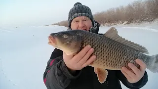 Сазан не лезет в лунку, рыбалка на хапуги.