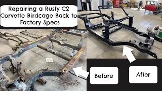 1963-1967 Corvette Birdcage Rust Repair and Assembly from Scratch