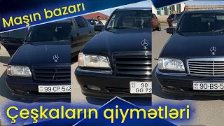 Sumqayıt maşın bazarında Çeşka mercedesin qiymətləri ən yeni çəkiliş @tajafarov