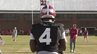 Here's your first look at Alabama football practice under new Head Coach Kalen DeBoer