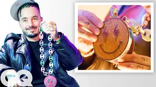 J Balvin Shows Off More of His Insane Jewelry Collection | On The Rocks | GQ