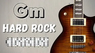 Energetic HARD ROCK Groove Backing Track in G minor