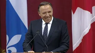 Discours du nouveau premier ministre du Québec