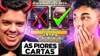 ARTUBE ESCOLHE MINHAS CARTAS NO DESAFIO ESTRATÉGICO! (ME FUD*)