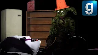 Gmod FNAF | Little Springtrap's Fun Day In The Back Room