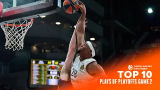 TOP 10 Plays - MUST-SEE Actions | PLAYOFFS GAME 2 | 2023-24 Turkish Airlines EuroLeague