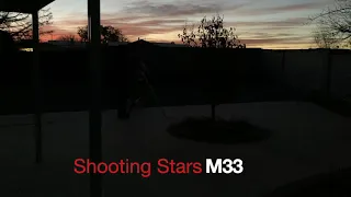 Shooting Stars M33