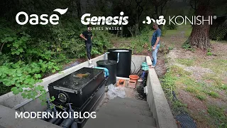 Modern Koi Blog #5448 - Der Genesis Filter zum Traumteich mit Glasscheibe