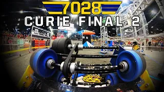 Curie Final 2 2024 | Onboard 360 Video | FRC 7028 2590 4476