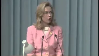 In Beijing In 1995, Hillary Clinton Says That Women's Rights Are Human Rights