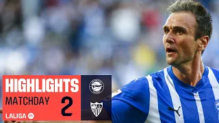 Highlights Deportivo Alavés vs Sevilla FC (4-3)