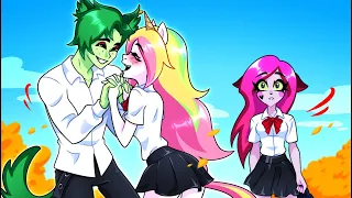 Pinky's BOYFRIEND is a LIAR | I Am A Popular Girl With Werewolf Boyfriend | Teen-Z