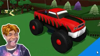 Roblox BUILD A BOAT Funny Moments MEMES (MONSTER TRUCK)