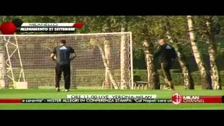 Milanello Allenamento 21-09-2013 Part 1