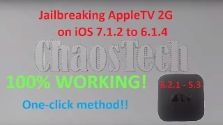 How to jailbreak Apple TV 2G on 6.2.1-5.3    ONE-CLICK METHOD 2020  100% WORKING