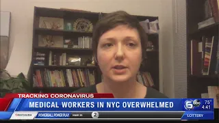 Medical workers in NYC overwhelmed