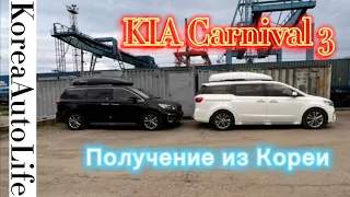 Получение авто из Кореи KIA Carnival - отзывы владельцев