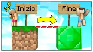 LA SFIDA DI PARKOUR PIÙ FACILE DI MINECRAFT ITA!