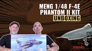 Meng 1/48 F-4E Phantom II Kit Unboxing | Scale Model Aircraft